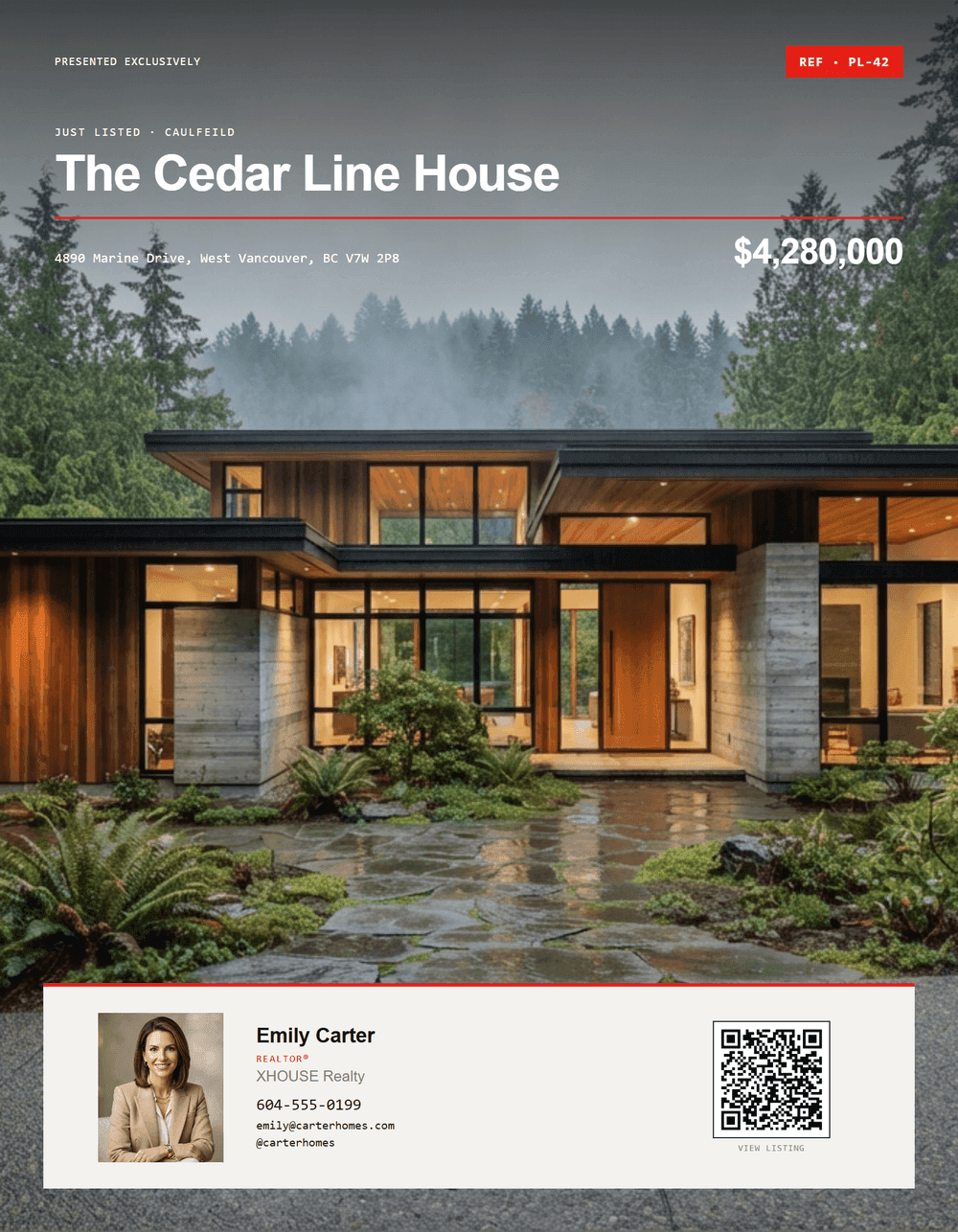 Grid System sample brochure — page 1 of 4